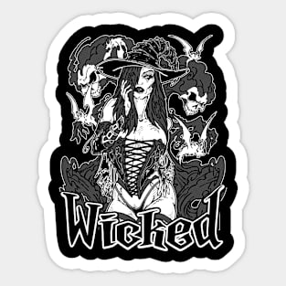 wicked witch Sticker